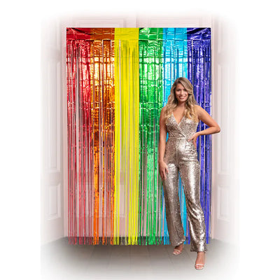 Lametta Vorhang | Party Curtain | regenbogen-Boland-Deinparadies.ch