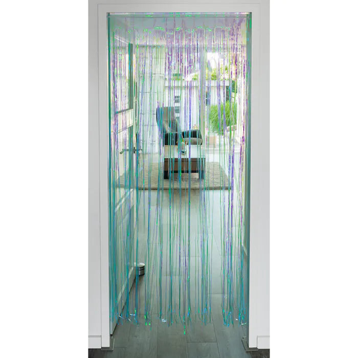 Lametta Vorhang | Party Curtain | türkisblau-Boland-Deinparadies.ch