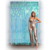 Lametta Vorhang | Party Curtain | türkisblau-Boland-Deinparadies.ch