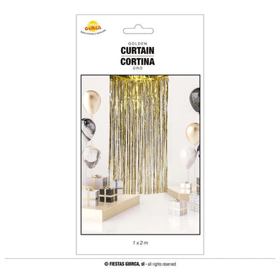 Lamettavorhang glitzernd | Gold-Guirca-Deinparadies.ch