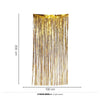 Lamettavorhang glitzernd | Gold-Guirca-Deinparadies.ch