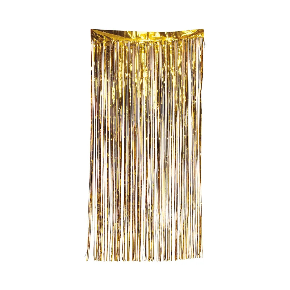 Lamettavorhang glitzernd | Gold-Guirca-Deinparadies.ch