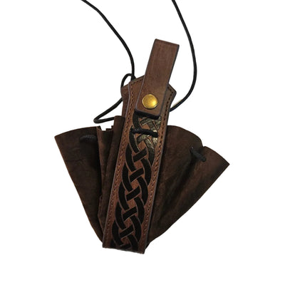 Lederbeutel Portemonnaie Mittelalter | braun-Party Owl Supplies-Deinparadies.ch