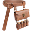 Ledergurt mit Tasche und Fläschchenhalter-Party Owl-Deinparadies.ch
