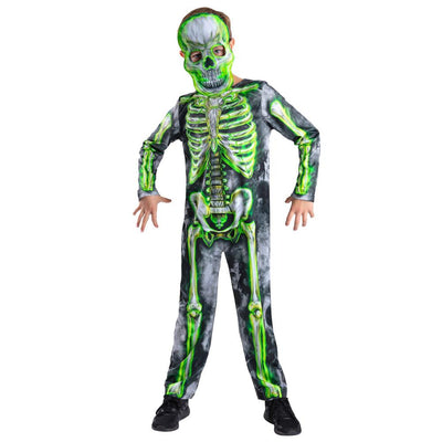 Leuchtendes Skelett Kostüm Kinder-Wicked-Deinparadies.ch