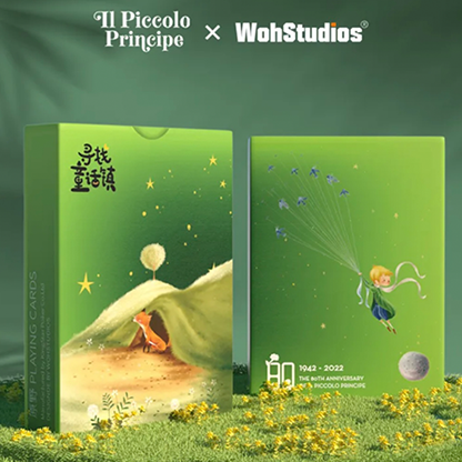 Little Prince (Green Edition) Playing Cards-David Jon-Deinparadies.ch