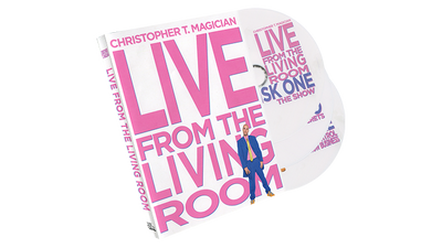Juego de 3 DVD Live From The Living Room protagonizado por Christopher T. El mago Christopher Barnes Deinparadies.ch