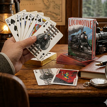 Locomotive Playing Cards | Collectable Playing Cards-Mike Guistolise-Deinparadies.ch