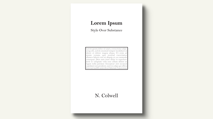 Lorem Ipsum di N Colwell Deinparadies.ch a Deinparadies.ch