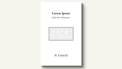 Lorem Ipsum by N Colwell Deinparadies.ch consider Deinparadies.ch