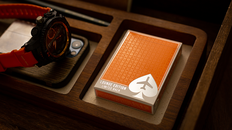Lounge Edition in Hangar (Orange) with Limited Back by Jetsetter Playing Cards Jetsetter Playing Cards bei Deinparadies.ch