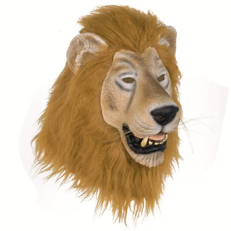 Löwenmaske Latex-Party Owl Supplies-Deinparadies.ch