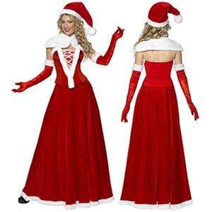 Costume da Miss Babbo Natale di lusso Smiffys a Deinparadies.ch