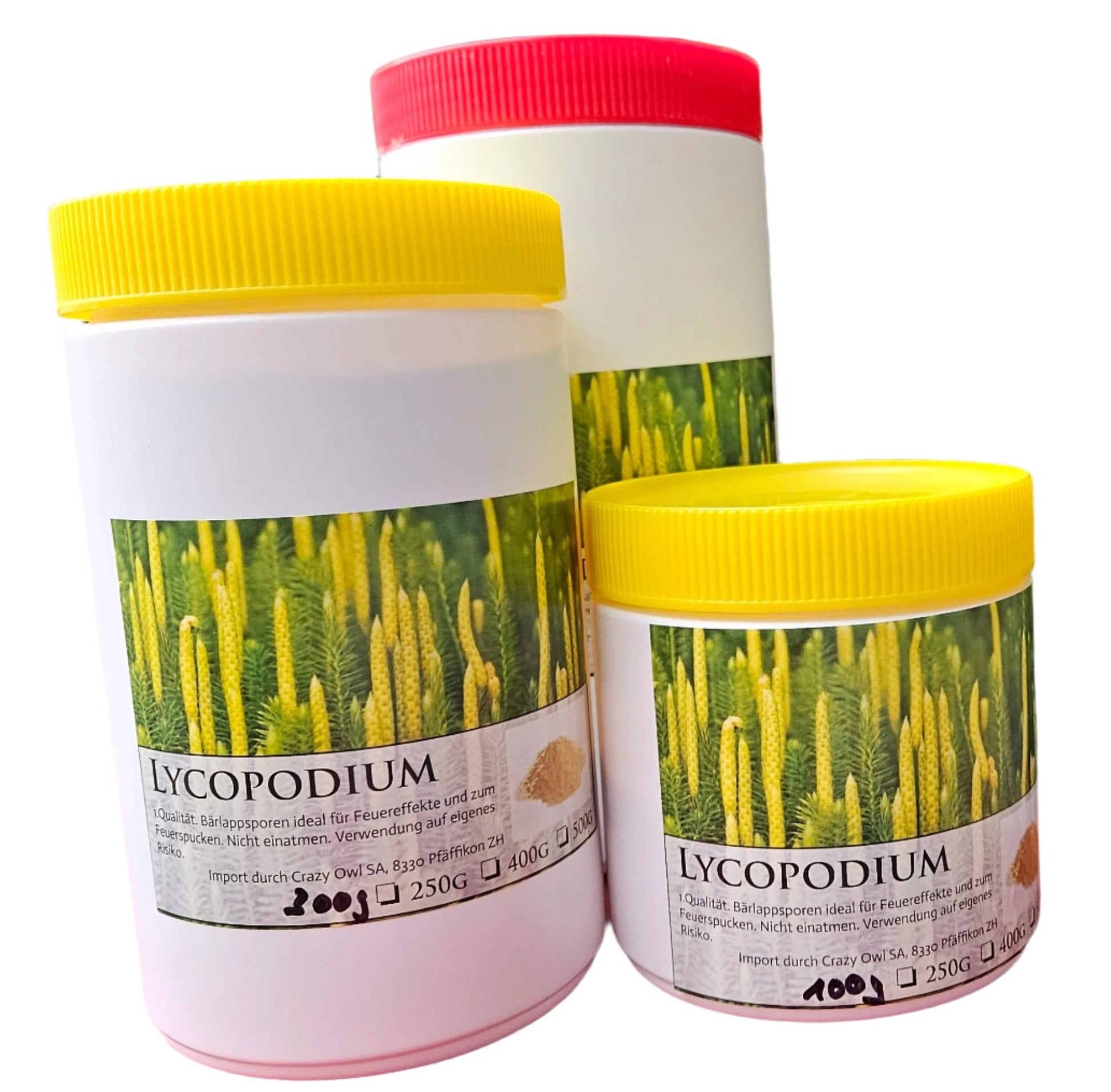 Lycopodium Bärlappsporen für Feuerspucken, 1A Qualität 500g-Deinparadies.ch-Deinparadies.ch
