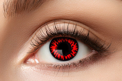 Contact lenses red wolf