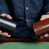 MS Leather Chop Cup | Bond Lee & MS Magic (Brown)-Lee Jah Bond-Deinparadies.ch