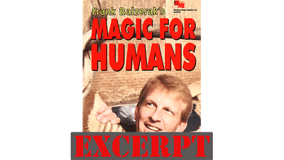 Magic For Humans by Frank Balzerak - Video Download (Excerpt of Magic For Humans by Frank Balzerak) Murphy's Magic Deinparadies.ch