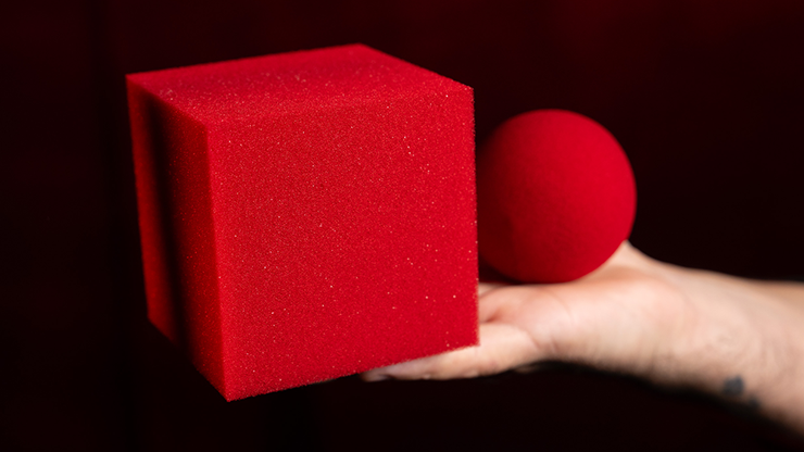 Magic Sponge Ball to Square JUMBO RED | Murphy's Magic-Murphy's Magic Productions-Deinparadies.ch