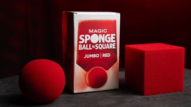 Magic Sponge Ball to Square JUMBO RED | Murphy's Magic-Murphy's Magic Productions-Deinparadies.ch