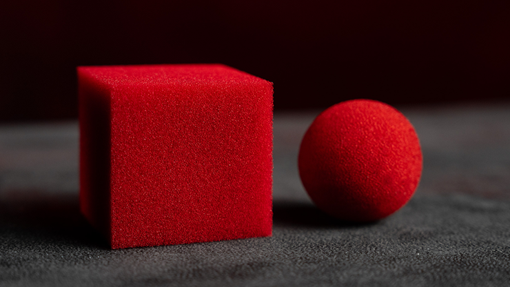 Magic Sponge Ball to Square RED | Murphy's Magic-Murphy's Magic Productions-Deinparadies.ch