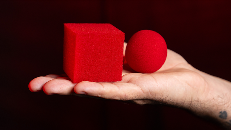 Magic Sponge Ball to Square RED | Murphy's Magic-Murphy's Magic Productions-Deinparadies.ch