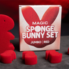 Magic Sponge Bunny Rabbit Set JUMBO RED | Murphy's Magic-Murphy's Magic Productions-Deinparadies.ch