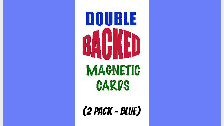 Magnetic Cards (2 pack/Blue) by Chazpro Magic. Santa Magic bei Deinparadies.ch