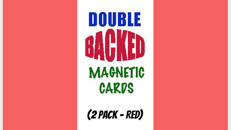 Magnetic Cards (2 pack/Red) by Chazpro Magic. Santa Magic bei Deinparadies.ch