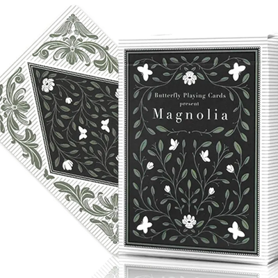 Magnolia White Playing Cards