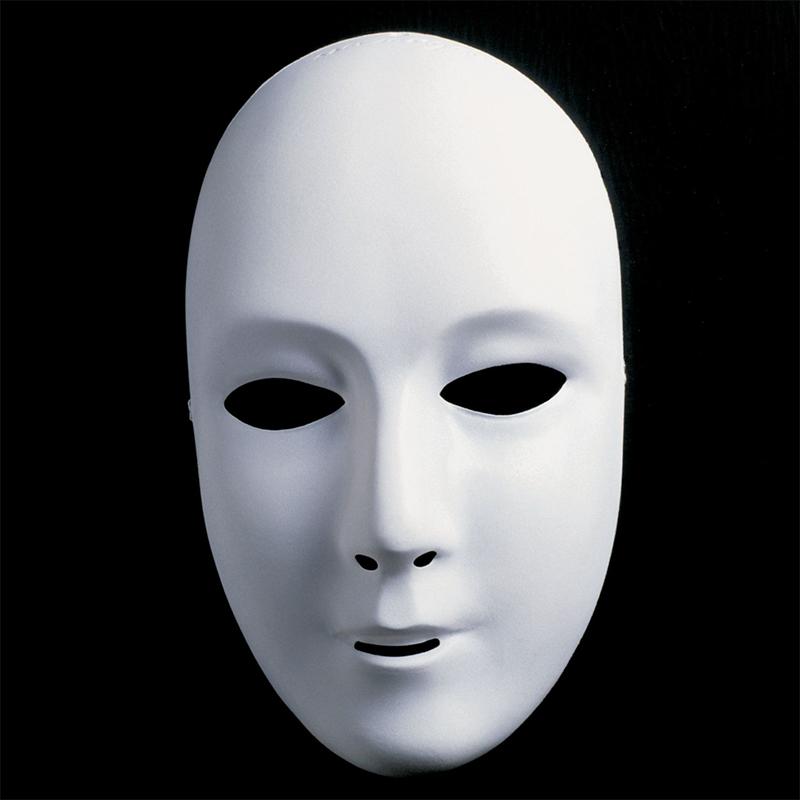 Mask white woman with forehead Festartikel Müller Deinparadies.ch