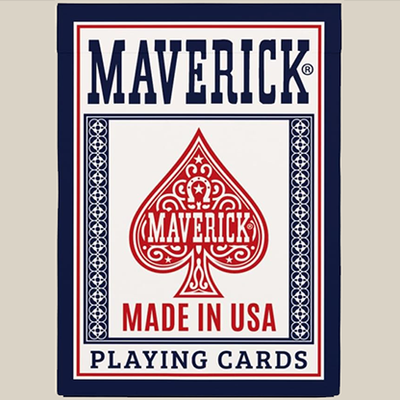 Maverick Made in the USA (Blue) Playing Cards-ClassicDecks.com-Deinparadies.ch