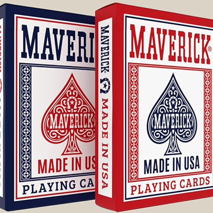 Maverick Made in the USA (Red) Playing Cards-ClassicDecks.com-Deinparadies.ch