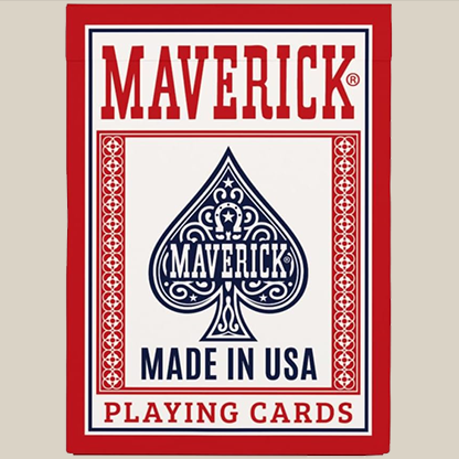 Maverick Made in the USA (Red) Playing Cards-ClassicDecks.com-Deinparadies.ch
