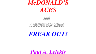 McDonald's Aces and Freak Out! by Paul A. Lelekis - Mixed Media Download Paul A. Lelekis bei Deinparadies.ch