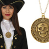 Medaillon Piratin mit Totenkopf-Guirca-Deinparadies.ch