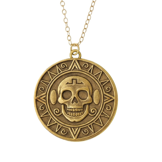 Medaillon Piratin mit Totenkopf-Guirca-Deinparadies.ch