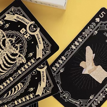 Medical Poker (Black) Playing Cards-David Jon-Deinparadies.ch