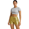 Metallische Shorts für Damen | Gold-Guirca-Deinparadies.ch