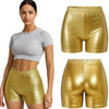 Metallische Shorts für Damen | Gold-Guirca-Deinparadies.ch