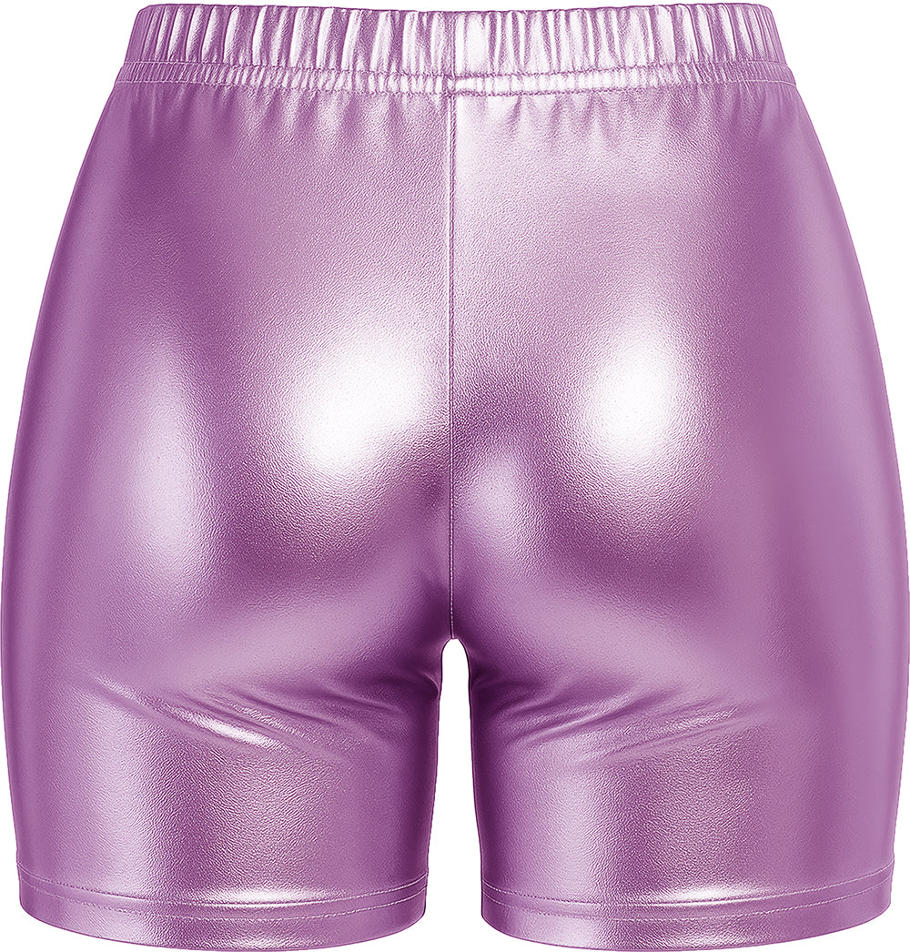 Metallische Shorts für Damen | Rosa-Guirca-Deinparadies.ch