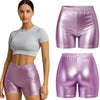 Metallische Shorts für Damen | Rosa-Guirca-Deinparadies.ch