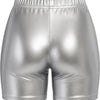 Metallische Shorts für Damen | Silber-Guirca-Deinparadies.ch