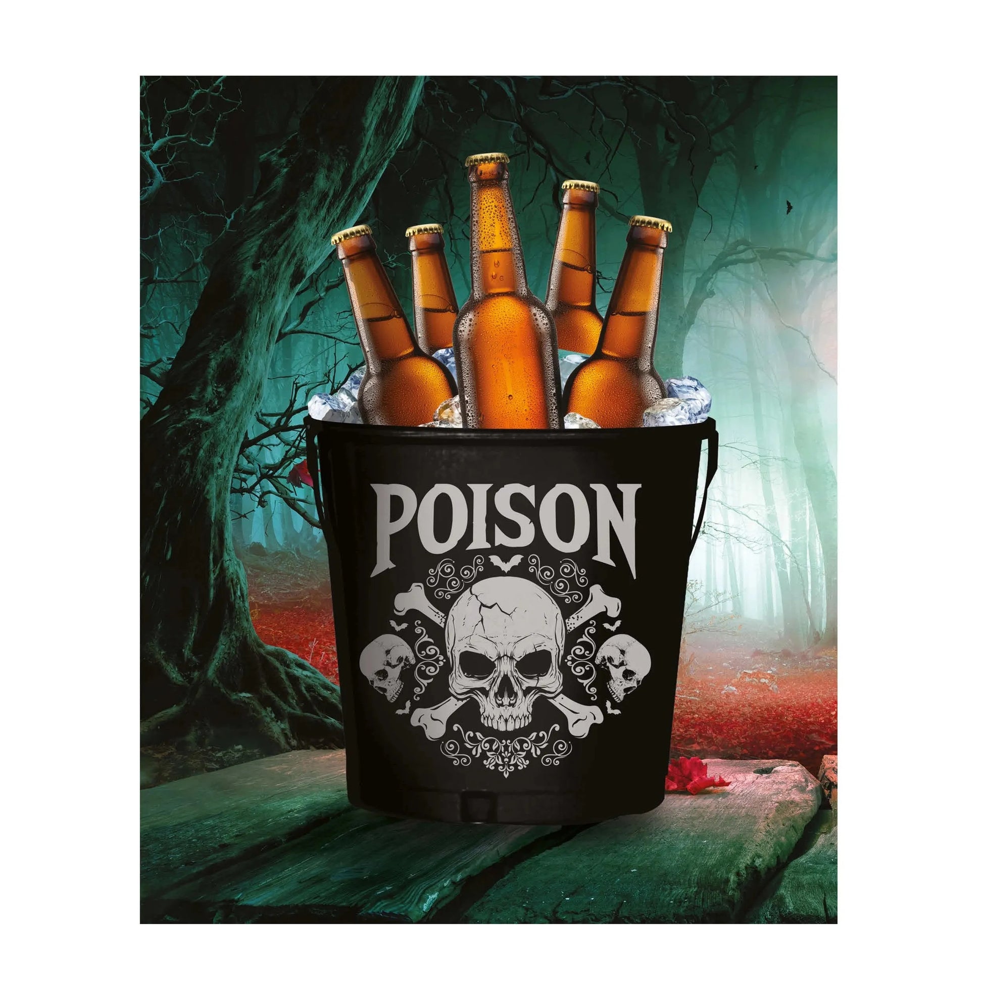 Metallkübel für Parties | Poison-Guirca-Deinparadies.ch