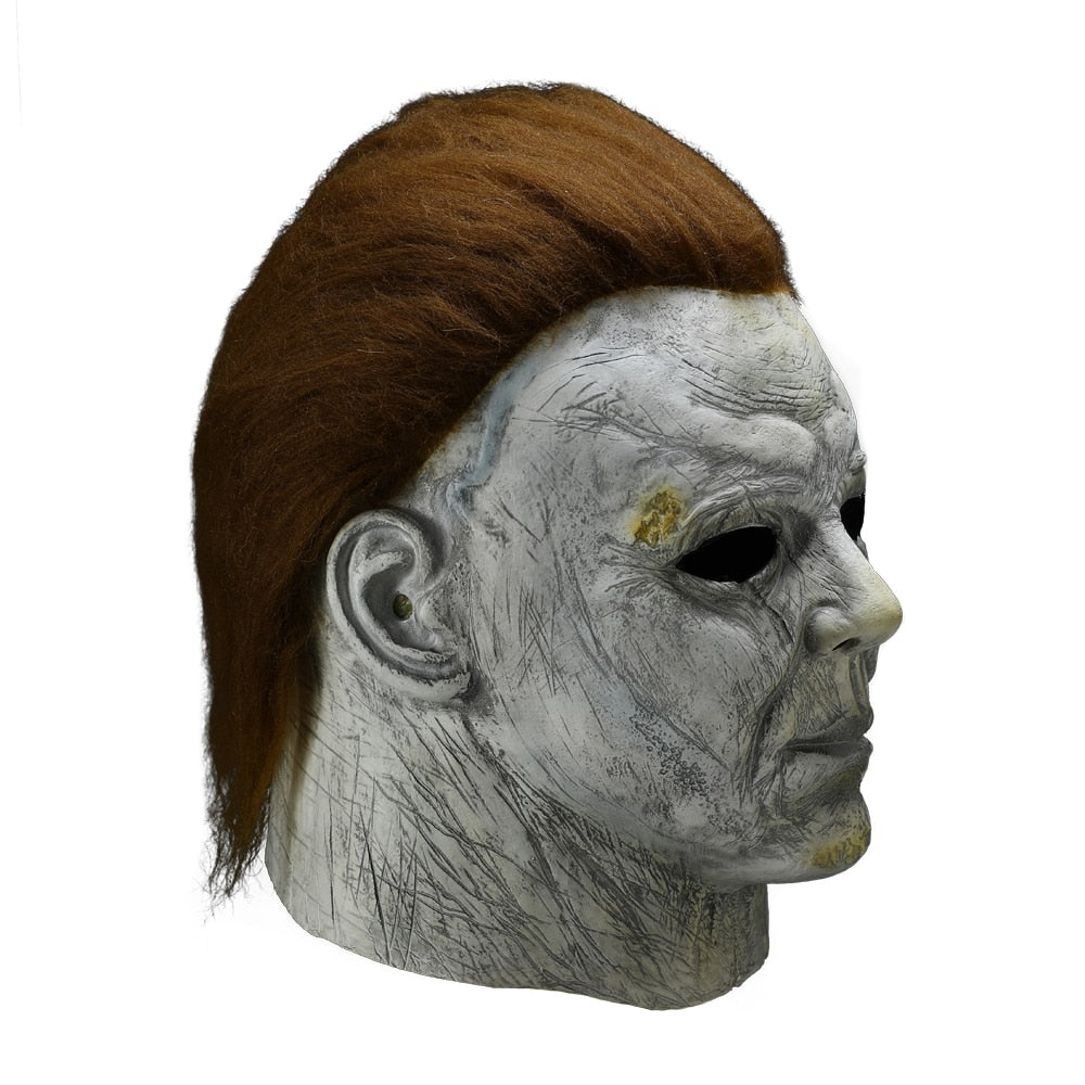 Maschera horror di Michael con accessori per gufi per feste con occhi a LED Deinparadies.ch