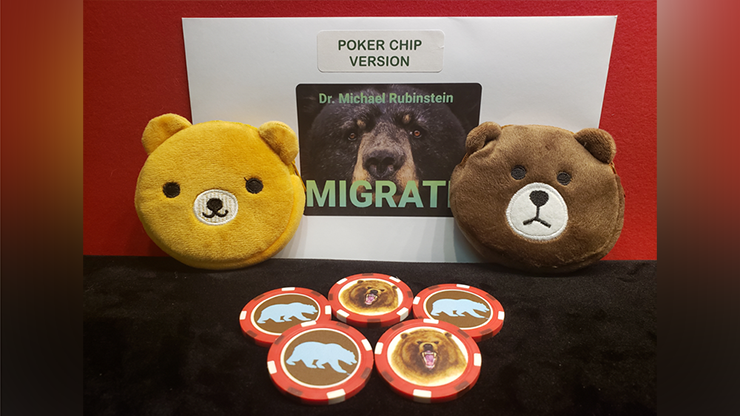 Migrate DLX Coin or Poker Chip | Michael Rubinstein with Murphy's Magic poker chips Deinparadies.ch