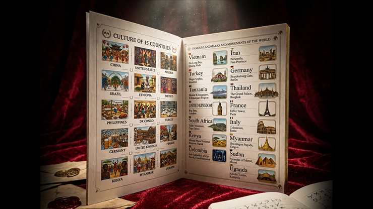 Mini Atlas Book Test-infinitymagic-Deinparadies.ch