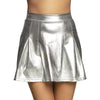 Mini skirt | Skirt Glamor - Silver - Boland