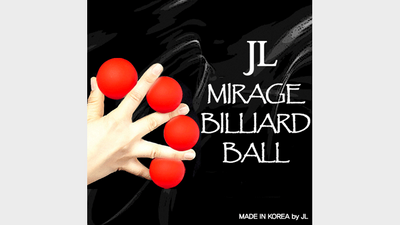 Mirage Billiard Balls 2inch | 5cm rot JL Magic bei Deinparadies.ch