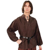 Camicia medievale servitore marrone Andracor a Deinparadies.ch