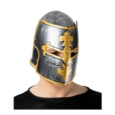 Medieval helmet with visor
